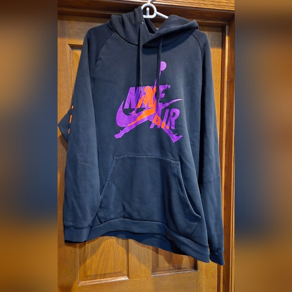 Jordan Other - Nike Air Jordan, Men's XXL, Hoodie, Black, Purple, Pink, Good Shape, Strings